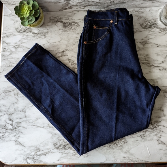 Vintage High Rise Wedgie Lee Jeans - Picture 1 of 8